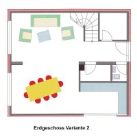 Erdgeschoss Variante 2